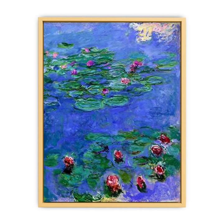 Red Water Lilies by Claude Monet