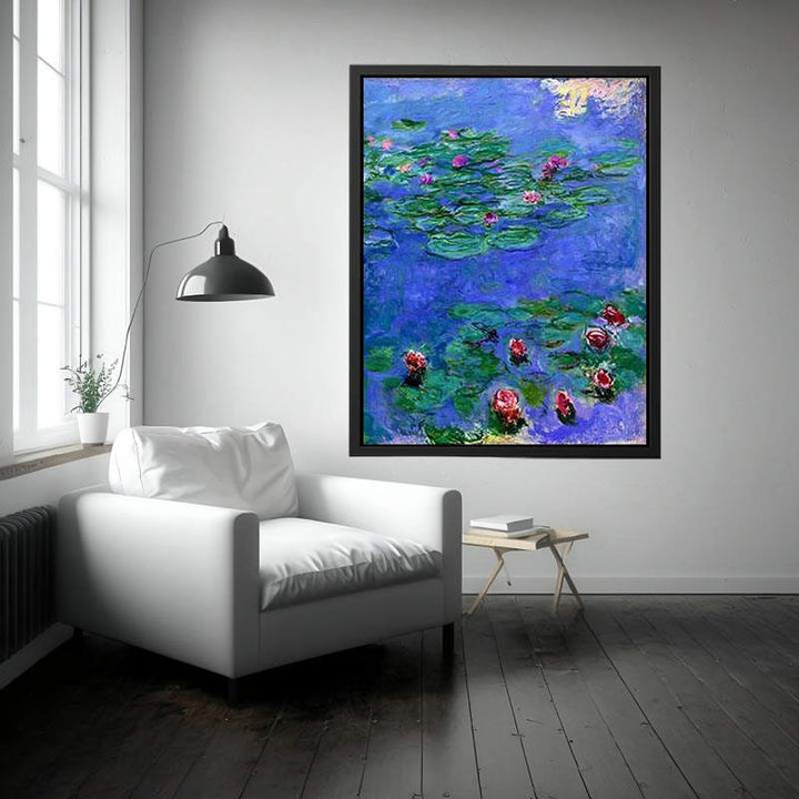Red Water Lilies by Claude Monet