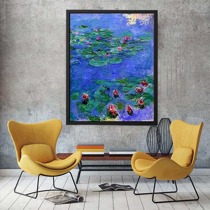 Red Water Lilies by Claude Monet