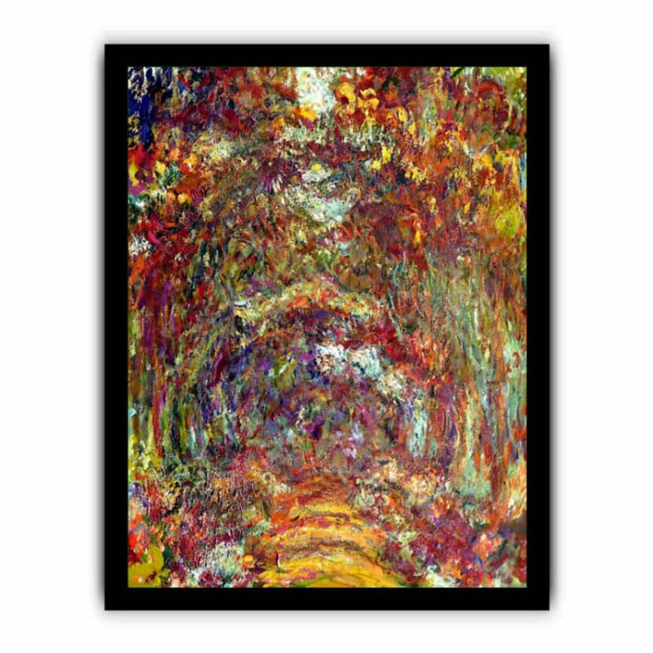 The Path Under The Rose Trellises Giverny