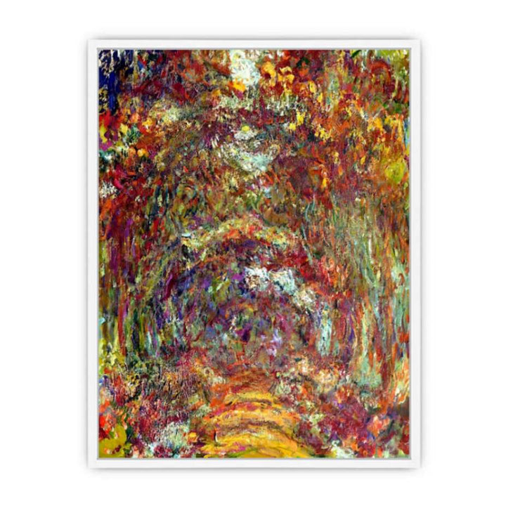 The Path Under The Rose Trellises Giverny