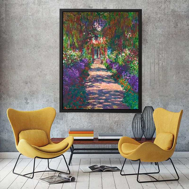 Pathway In Monets Garden At Giverny