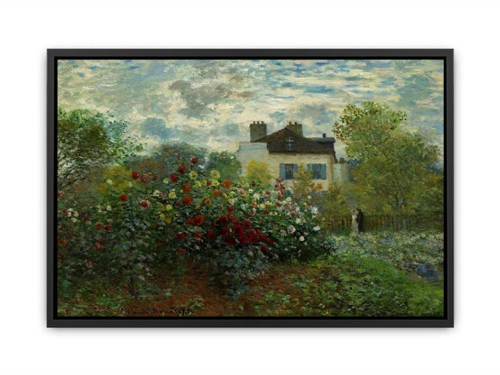 The Garden At Argenteuil Aka The Dahlias