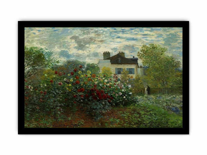 The Garden At Argenteuil Aka The Dahlias