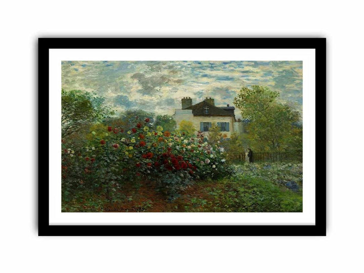 The Garden At Argenteuil Aka The Dahlias