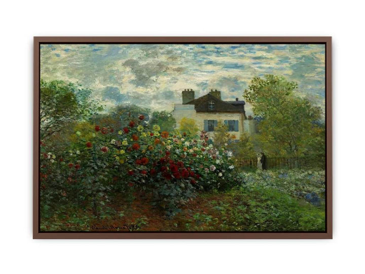 The Garden At Argenteuil Aka The Dahlias
