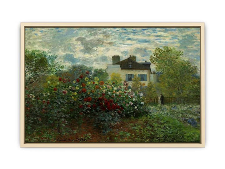 The Garden At Argenteuil Aka The Dahlias