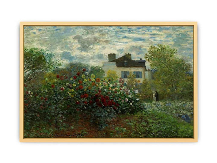 The Garden At Argenteuil Aka The Dahlias