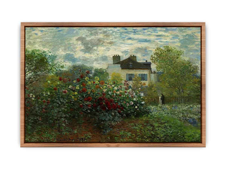 The Garden At Argenteuil Aka The Dahlias