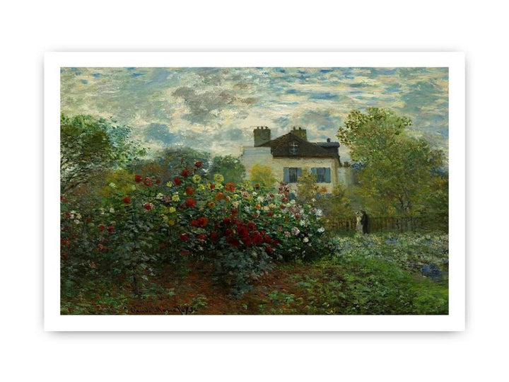 The Garden At Argenteuil Aka The Dahlias