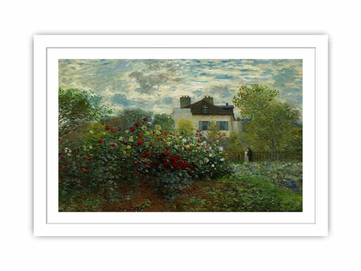 The Garden At Argenteuil Aka The Dahlias