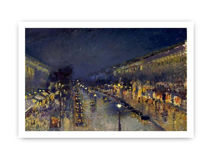 Boulevard Montmartre; Night Effect