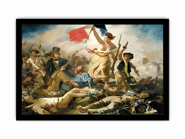 Liberty Leading the People Painting