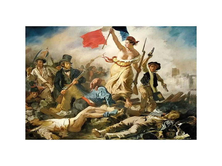 Liberty Leading the People Painting