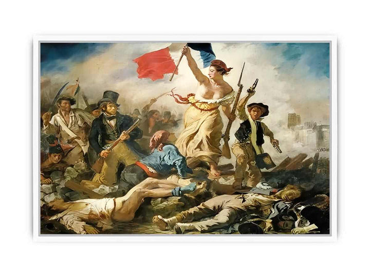 Liberty Leading the People Painting