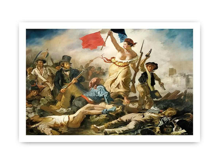 Liberty Leading the People Painting