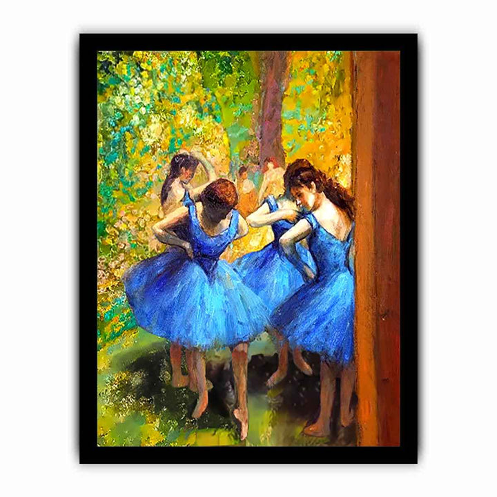 Dancer in blue by Edgar Degas