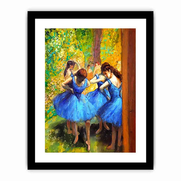 Dancer in blue by Edgar Degas