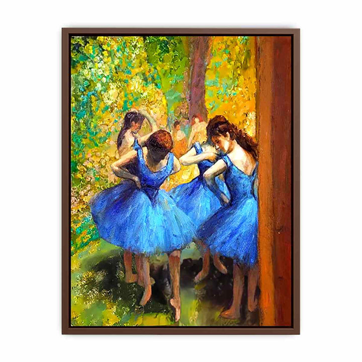 Dancer in blue by Edgar Degas