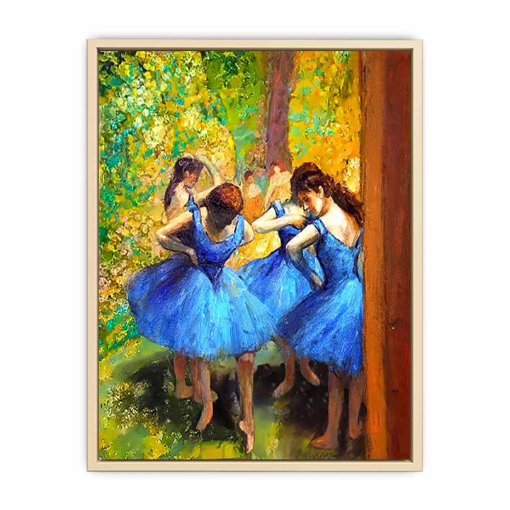Dancer in blue by Edgar Degas