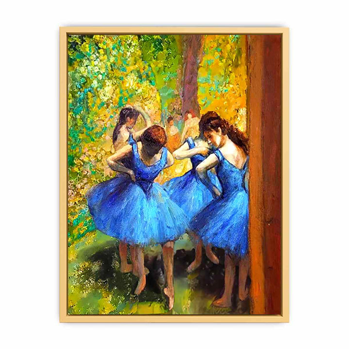 Dancer in blue by Edgar Degas