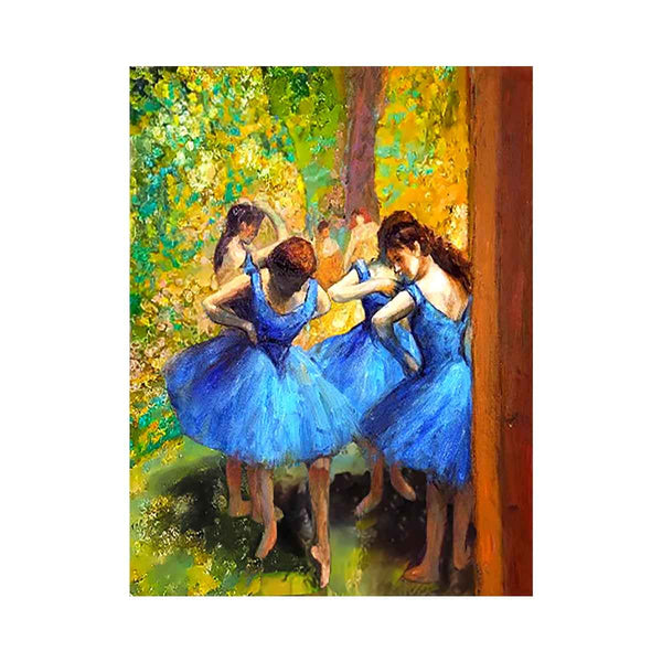Dancer in blue by Edgar Degas