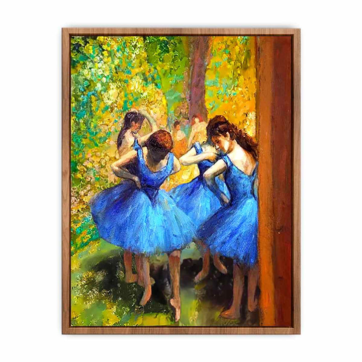 Dancer in blue by Edgar Degas