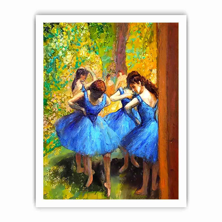 Dancer in blue by Edgar Degas
