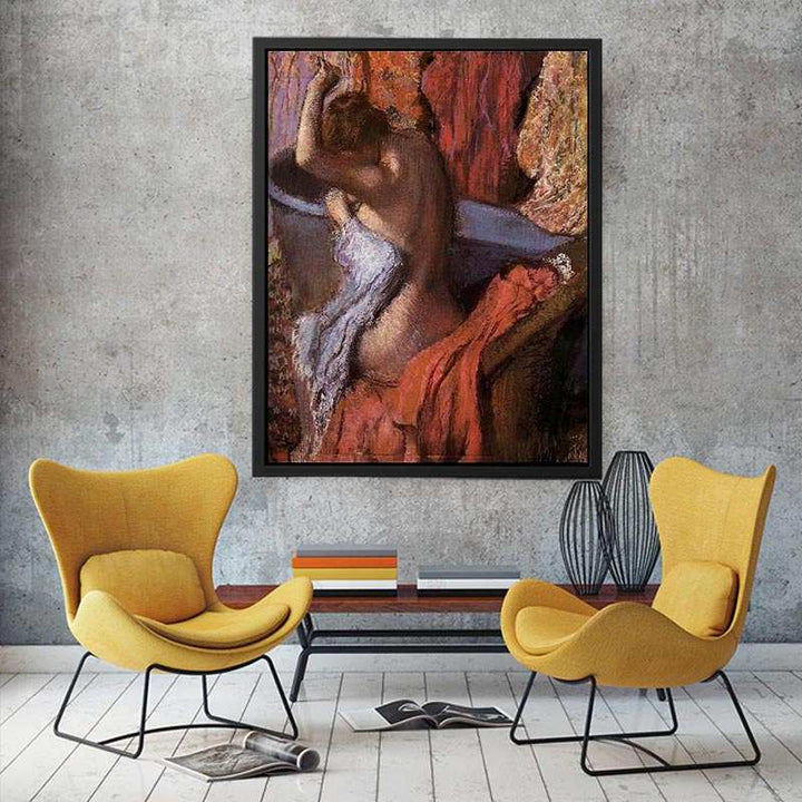 Seated Bather Drying Herself