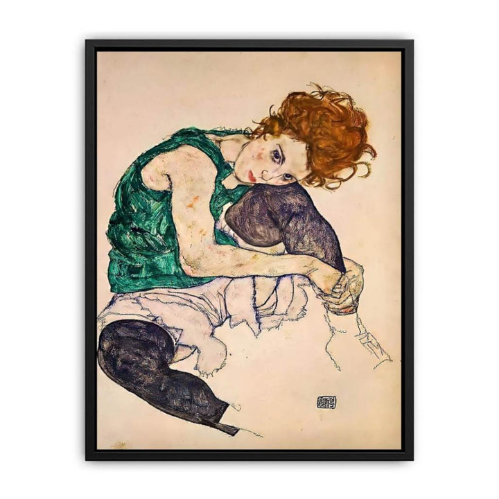 Seated Woman With Bent Knee