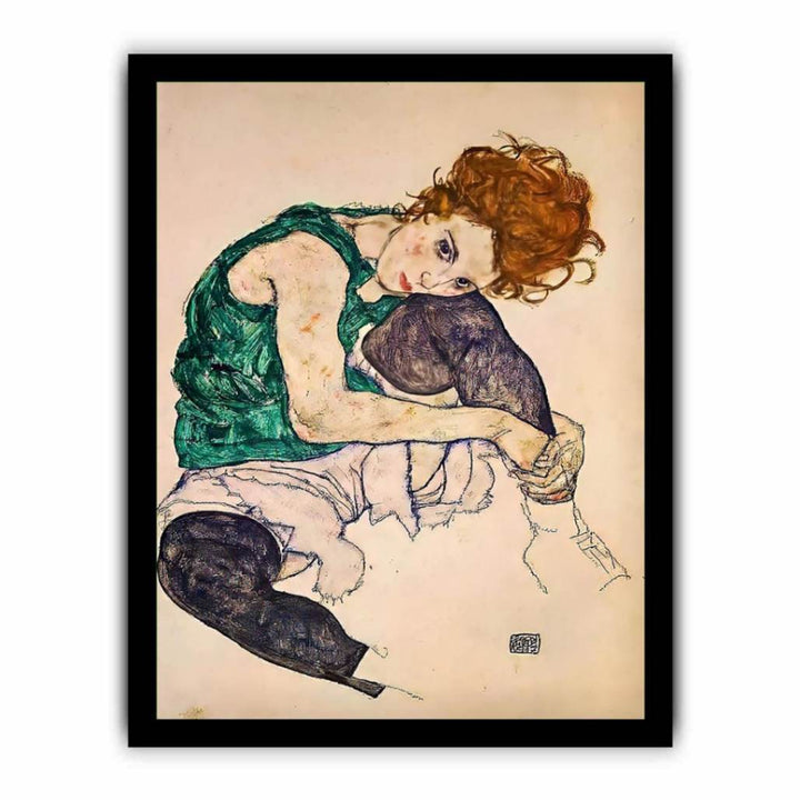 Seated Woman With Bent Knee