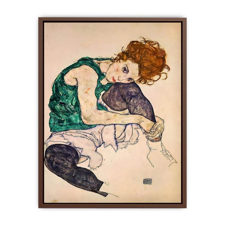 Seated Woman With Bent Knee