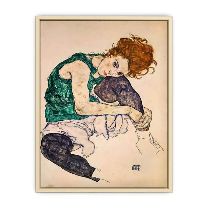 Seated Woman With Bent Knee