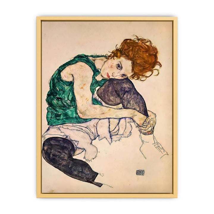 Seated Woman With Bent Knee