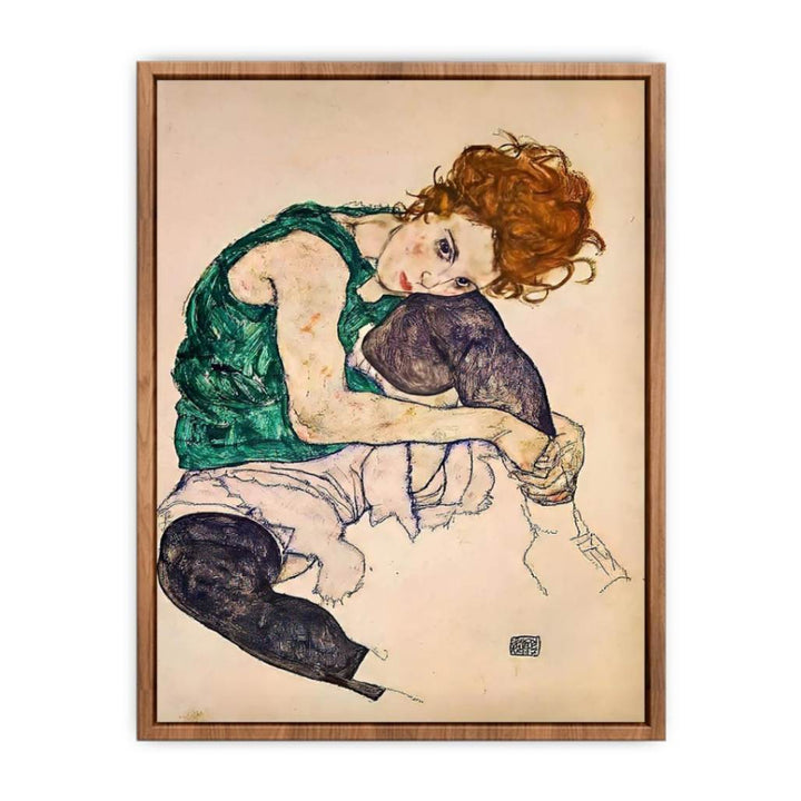 Seated Woman With Bent Knee