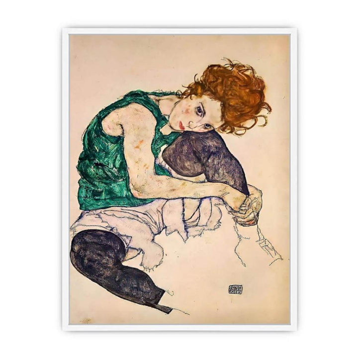Seated Woman With Bent Knee