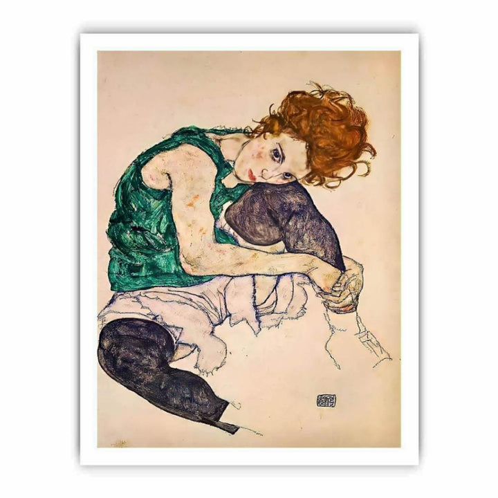 Seated Woman With Bent Knee