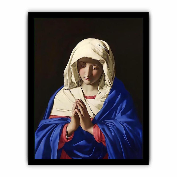 The Virgin in Prayer by Francesco de' Rossi