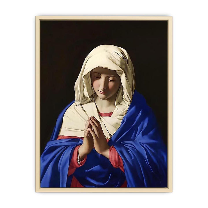 The Virgin in Prayer by Francesco de' Rossi