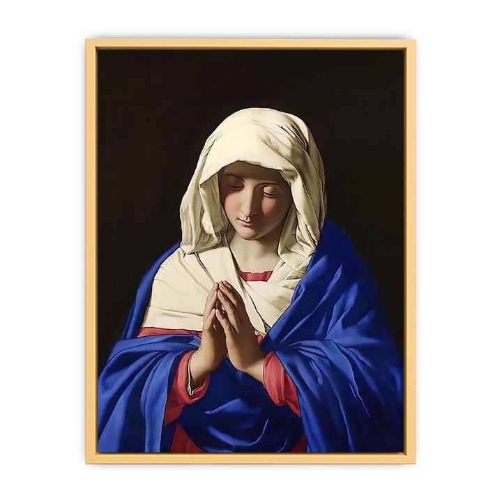 The Virgin in Prayer by Francesco de' Rossi