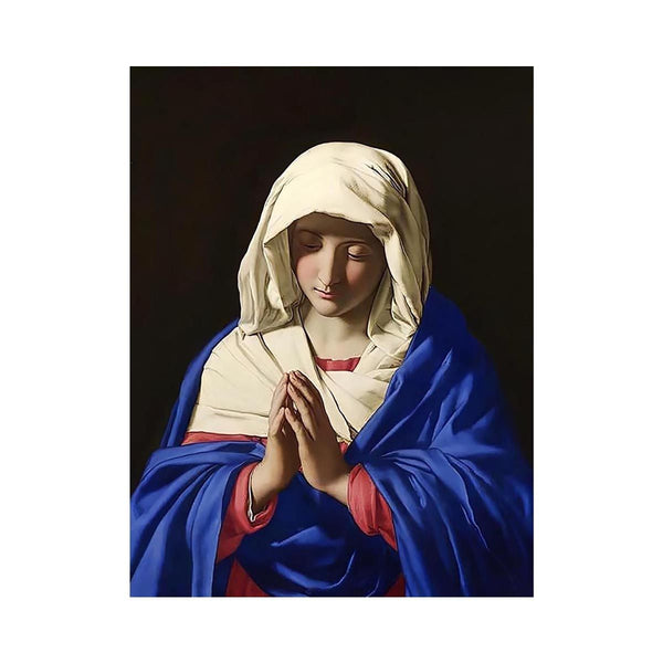 The Virgin in Prayer by Francesco de' Rossi