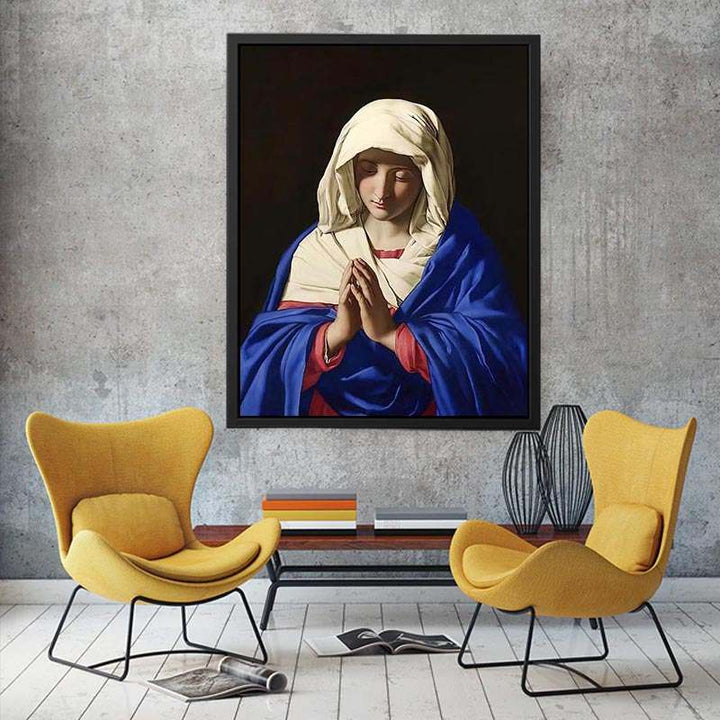 The Virgin in Prayer by Francesco de' Rossi