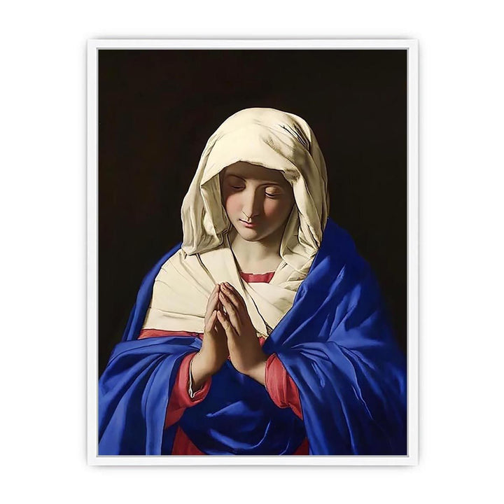 The Virgin in Prayer by Francesco de' Rossi