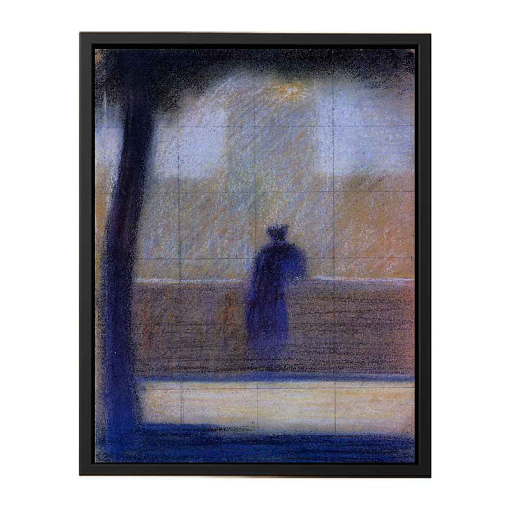 Man Leaning on a Parapet