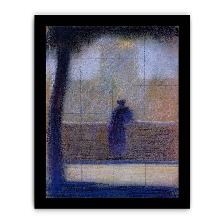 Man Leaning on a Parapet