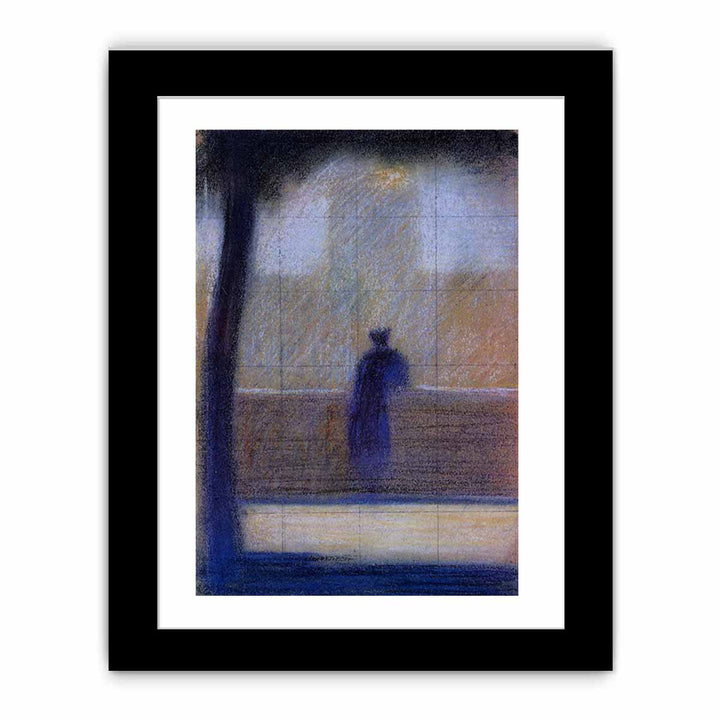 Man Leaning on a Parapet