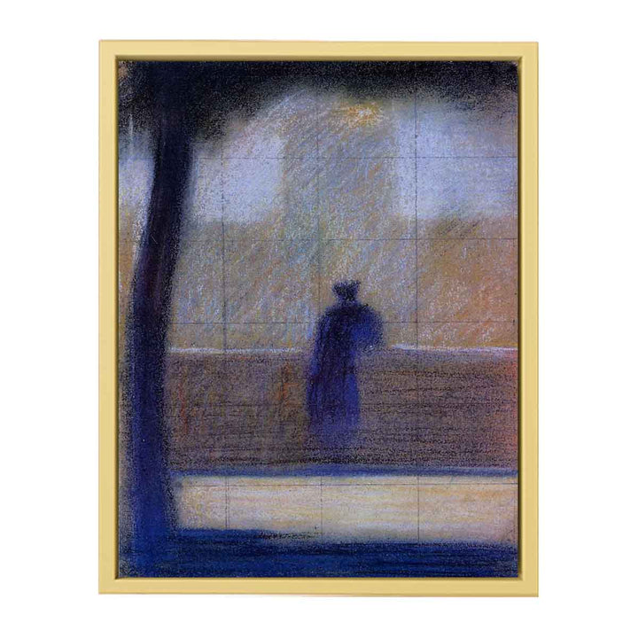 Man Leaning on a Parapet