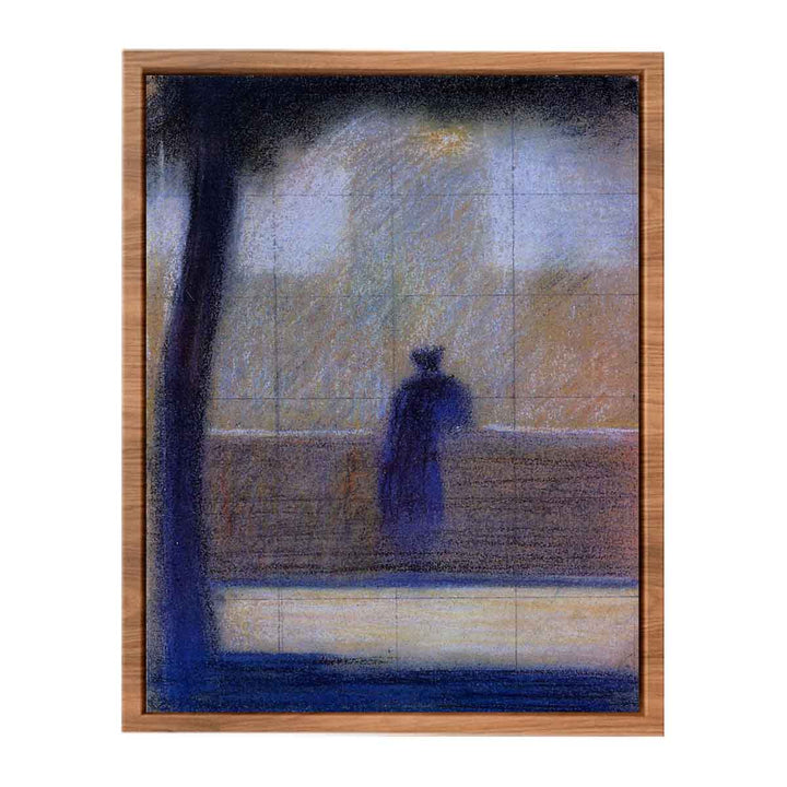 Man Leaning on a Parapet