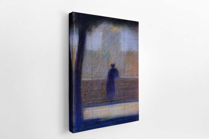 Man Leaning on a Parapet