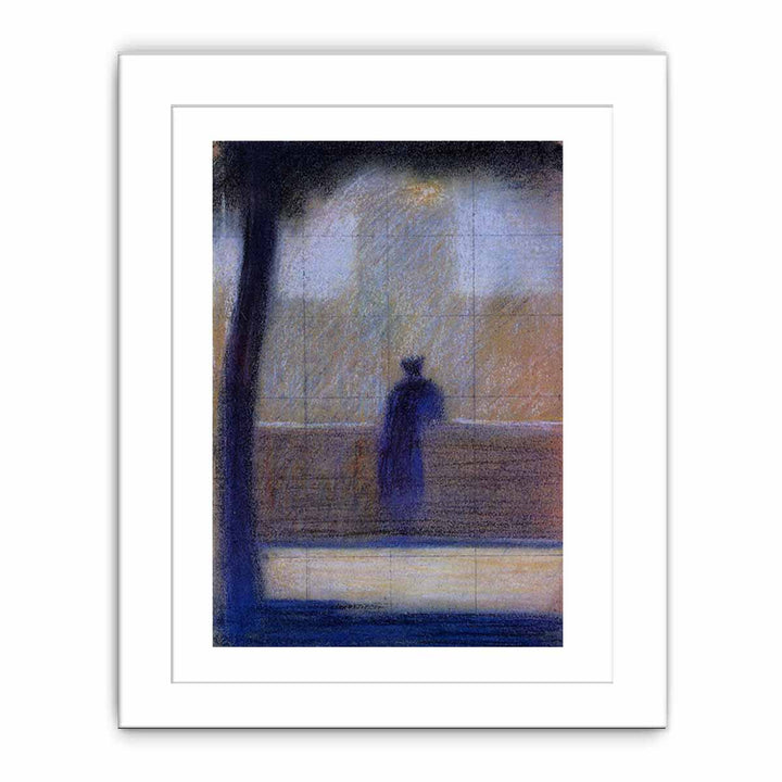 Man Leaning on a Parapet